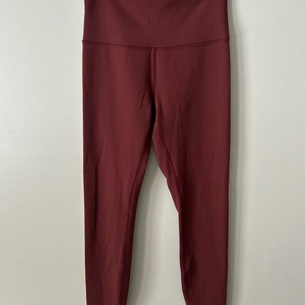 Lululemon Burgundy Leggings